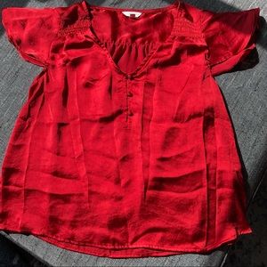 Lucky Brand silk-style blouse